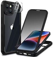 CENHUFO Compatible with iPhone 15/15 Plus/15 Pro/15 Pro Max Case Built-in Privacy Screen Protector with Camera Lens Protector, 360 Full Body Privacy Case with Anti Spy Screen