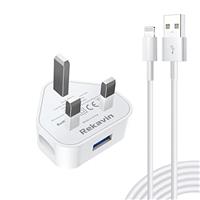 USB Plug Charger,2 Pack 4 Port Multi USB Plug Adapter UK 25W/5A Wall Charger Mains with Smart IC Fast Charging for iPhone 11 pro Max XS XR X SE2020 10 8 7 6 ipad,Samsung S10 S9 S8 S7,Huawei