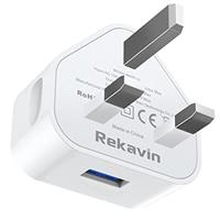 USB Plug Charger,2 Pack 4 Port Multi USB Plug Adapter UK 25W/5A Wall Charger Mains with Smart IC Fast Charging for iPhone 11 pro Max XS XR X SE2020 10 8 7 6 ipad,Samsung S10 S9 S8 S7,Huawei