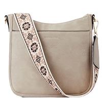 BOSTANTEN Crossbody Bags Handbags for Women Trendy Vegan Leather Hobo Purses Shoulder Handbags With Wide Shoulder Strap