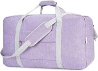 for United Airlines Foldable Carry on Bag 22x14x9 Travel Duffel Bag Packable Luggage Duffle for Women and Men 40L