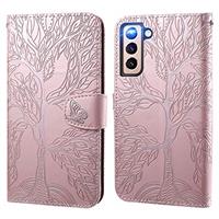 Aisenth Case for Stylish Embossed Tree Design Leather Wallet Flip Case
