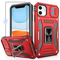 Jshru for iPhone 12/12 Pro Case with Slide Camera Cover [Upg