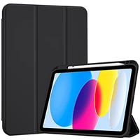 ProCase for iPad (A16) 11th Generation 11 Inch 2025/ iPad 10th Generation 10.9 Inch 2022 Case with Pencil Holder, Hybrid Cover with Soft TPU Back, Supports Touch ID, Auto Wake/Sleep