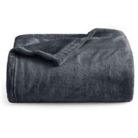 Oxford Homeware Fleece Blanket Sofa Throw Cuddly Reversible Soft Blanket for Bed, Couch, Settee, and Travel