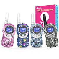 Qniglo Q168plus rechargeable walkie talkies for kids camo colors