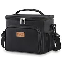 Lifewit Insulated Lunch Bag for Men, Thermal Lunch Box for Women Cool Bag, Reusable Leakproof Lunch Tote Bag with Adjustable Shoulder Strap for Adult for Work/Picnic/Beach