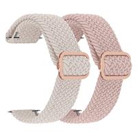 2 Pack Stretchy Braided Solo Loop Compatible for Apple Watch Straps 38mm 40mm 41mm 42mm 44mm 45mm 46mm 49mm, Adjustable Sport Stretch Elastic Band for iWatch SE/Ultra2/Series 10 9 8 7 6 5 4 3 2 1
