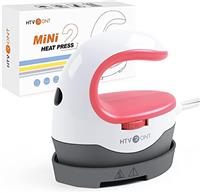 HTVRONT Mini Heat Press Machine, Portable Heat Press for T Shirts, Hats, Heating Transfer Projects