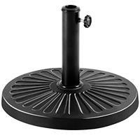 Yaheetech 14/12/10kg Patio Umbrella Stand Heavy Duty Garden Parasol Base Stand Outdoor Garden Umbrella Stand Holder Round Base Weight