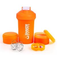 VECH Protein Shaker Bottle, 16oz Clear Shaker Cup, GYM Shake