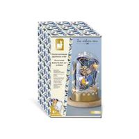 Janod - Create-Your-Own Light-Up Blue & Gold Butterfly Bell Jar - Les Ateliers Dco - Childrens Arts & Crafts Kit - Fine Motor Skills & Concentration - 8 Years +, J07878