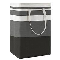 Maxsilan Large Laundry Basket, Freestanding Tall Clothes Hamper, Collapsible Laundry Bag