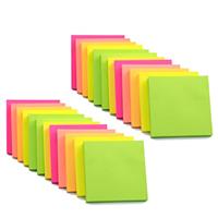 Evergreen Goods Ltd Sticky Notes - Bright Sticky Notes for Office Home & School - Removable Adhesive Memo Pad