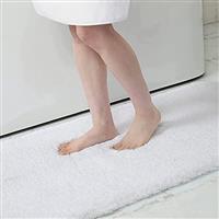 smiry Microfiber Bath Mat, Non-Slip Super Absorbent Bathroom Mat, Extra Soft Machine Wash and Dry, Non-Shedding Bath Mats For Bathroom