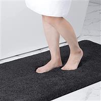 smiry Microfiber Bath Mat, Non-Slip Super Absorbent Bathroom Mat, Extra Soft Machine Wash and Dry, Non-Shedding Bath Mats For Bathroom