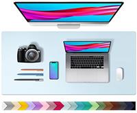 Leather Desk Pad Protector,Mouse Pad,Office Desk Mat,Non-Slip PU Leather Desk Blotter,Laptop Desk Pad,Waterproof Desk Writing Pad for Office and Home