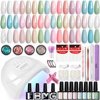 Phoenixy 16 Colours Gel Nail Polish Set with Lamp Starter Kit