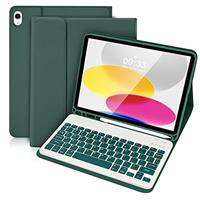 SOPPY Bluetooth Keyboard Case for iPad 10.2-inch (7th/8th/9th Gen) 10.9-inch (10th Gen) 11-inch (Pro/Air), Detachable Keyboards with Built-in Pencil Slot, Rechargeable Wireless Protective Cover