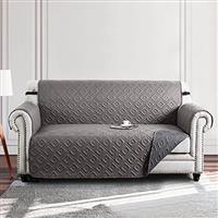 Moonlight Bedding Sofa Cover Waterproof Sofa Slipcovers - Reversible Sofa Protectors from Pets & Kids with Adjustable Elastic Straps Quilted Couch Settee Covers