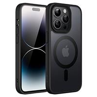 JETech Magnetic Case for iPhone 14 Pro 6.1-Inch Compatible with MagSafe, Translucent Matte Back Slim Shockproof Phone Cover