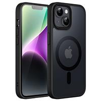 JETech Magnetic Case for iPhone 14 Plus 6.7-Inch Compatible with MagSafe, Translucent Matte Back Slim Shockproof Phone Cover