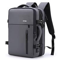 HOMIEE Carry on Travel Backpack Cabin Size, Expandable 30 40L Flight Approved Cabin Bag Hand Luggage Suitcase Backpacks Fit 15.6 Inch Laptop, Anti Theft Casual Daypack Water Resistant Hiking Rucksack