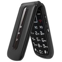 uleway 2G Flip Senior Phone with Big Button SOS,SIM Free Unlocked Mobile Phone for Elderly, Easy to Use Basic Mobile Phone