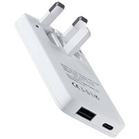 TWICK 20W Ultra Slim USB-C PD & USB QC 3.0 Fast Charger Folding UK Plug | USB Type C & USB Travel Adapter | iPhone 14/13/12/11/X/8 lPad | Samsung Galaxy Z/S22/S21/20/10/Note 20/10/Ultra+
