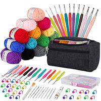 Crochet Kits for Beginners Adults Crochet Kit 15Pcsx25g Crochet Yarns
