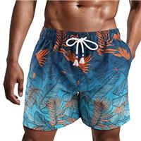 Danfiki Mens Swimming Shorts Swim Trunks Men Quick Dry Beach Shorts Surfing Shorts with Mesh Lining