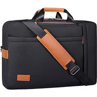 Estarer Convertible Laptop Messenger Bag 17-17.3 Inch Mens Satchel Briefcase Rucksack for Work Business