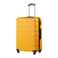COOLIFE Suitcase Trolley Carry On Hand Cabin Luggage Hard Shell Travel Bag Lightweight with TSA Lock and Durable 4 Spinner Wheels