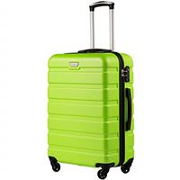 COOLIFE Suitcase Trolley Carry On Hand Cabin Luggage Hard Shell Travel Bag Lightweight with TSA Lock and 2 Year Warranty Durable 4 Spinner Wheels