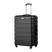 COOLIFE Suitcase Trolley Carry On Hand Cabin Luggage Hard Shell Travel Bag Lightweight with TSA Lock and Durable 4 Spinner Wheels