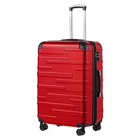 COOLIFE Hard Shell Suitcase with TSA Lock and 4 Spinner Wheels Lightweight Durable