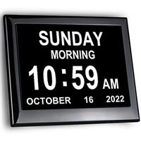 KASTISS Digital Calendar Clock for Elderly