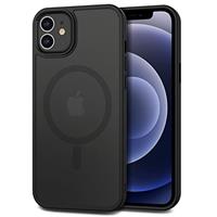 CACOE Magnetic Case for iPhone Case Compatible with MagSafe Cover Protective Shockproof Anti-Fingerprint Dark Purple