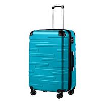 COOLIFE Hard Shell Suitcase with TSA Lock and 4 Spinner Wheels Lightweight Durable
