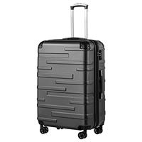 COOLIFE Hard Shell Suitcase with TSA Lock and 4 Spinner Wheels Lightweight Durable