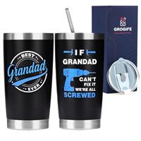 Gifts for Dad Grandad - Fathers Day Birthday Gifts for Dad Daddy Grandad, Best Dad Grandad Ever Gifts, Tumbler Gifts for Dad Grandad, Travel Mug Coffee Cup Gifts