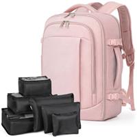 Lekespring Travel Backpack Cabin Size Carry On Laptop Backpack with 6 Organizational Compartments