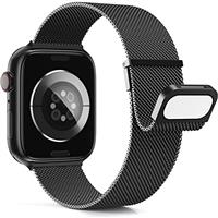 Higgs Strap Compatible with Apple Watch Straps 10 46mm 45mm 44mm 42mm 41mm 40mm 38mm for Women and Men, Dual Magnetic Adjustable Band for iWatch Series 8 7 6 SE 5 4 3 2 1