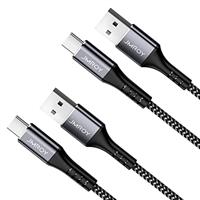 USB C Charger Cable(2M+1M) Type C Charger Fast Charging 3.1A Lead for Samsung Galaxy S21 S20 S10 S9 S8 A12 A20e A21s A40 A51 A70,Huawei P30 P20 P40,Google Pixel,Xiaomi,Sony Xperia,Switch