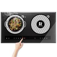 Induction Cooktop Mat - Induction Hob Protector- (Magnetic) Cooktop Scratch Protector - for Induction Stove,Multifunctional Silicone Mats by KitchenRaku