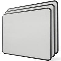 KTRIO Mouse Mat 3 Pack [30% Larger] with Stitched Edges, 280x220x3mm Mousepad Gaming Mouse Pad Mat, Waterproof Mouse Mats with Non-Slip Rubber Base, Mouse Pads for Computers, Laptop, PC