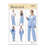 Butterick B6933Y5 Misses' Jacket, Skirt and Pants Y5(18-20-22-24-26)