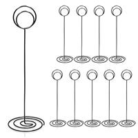HomWanna Table Number Holders 10Pcs - 8.75 inch Place Card Holder Tall Table Number Stands for Wedding Party Graduation Reception Restaurant Home Centerpiece Decorations Office Memo