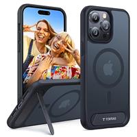 TORRAS for iPhone series Case [12FT Military Shockproof ] [TOP N56 Magnets] [20W Fast Charging] Truly Completely Flat & Slim Case iPhone series Cover - Pstand