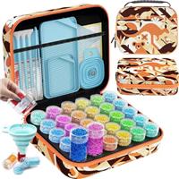ARTDOT Diamond Painting Storage Boxes, Bead Storage with 5D Diamond Art Accessories and Tools Kit